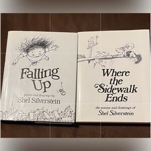 HOST PICK Shel Silverstein Lot 2 Hardcover Poetry Books 1996 Excellent Condition